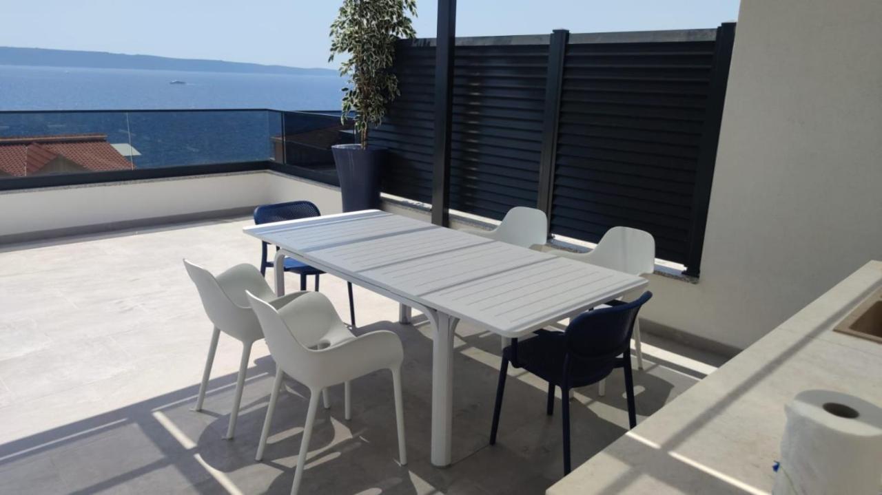 Luxury Apartment- Balcony- Private Rooftop And Jacuzzi- Common Pool Trogir Eksteriør bilde