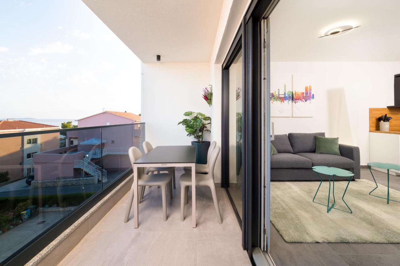 Luxury Apartment- Balcony- Private Rooftop And Jacuzzi- Common Pool Trogir Eksteriør bilde