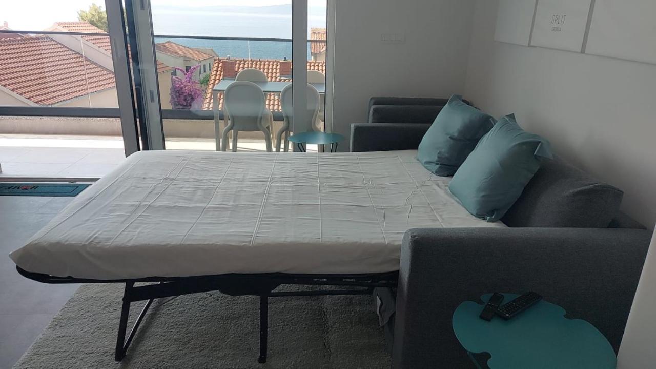Luxury Apartment- Balcony- Private Rooftop And Jacuzzi- Common Pool Trogir Eksteriør bilde